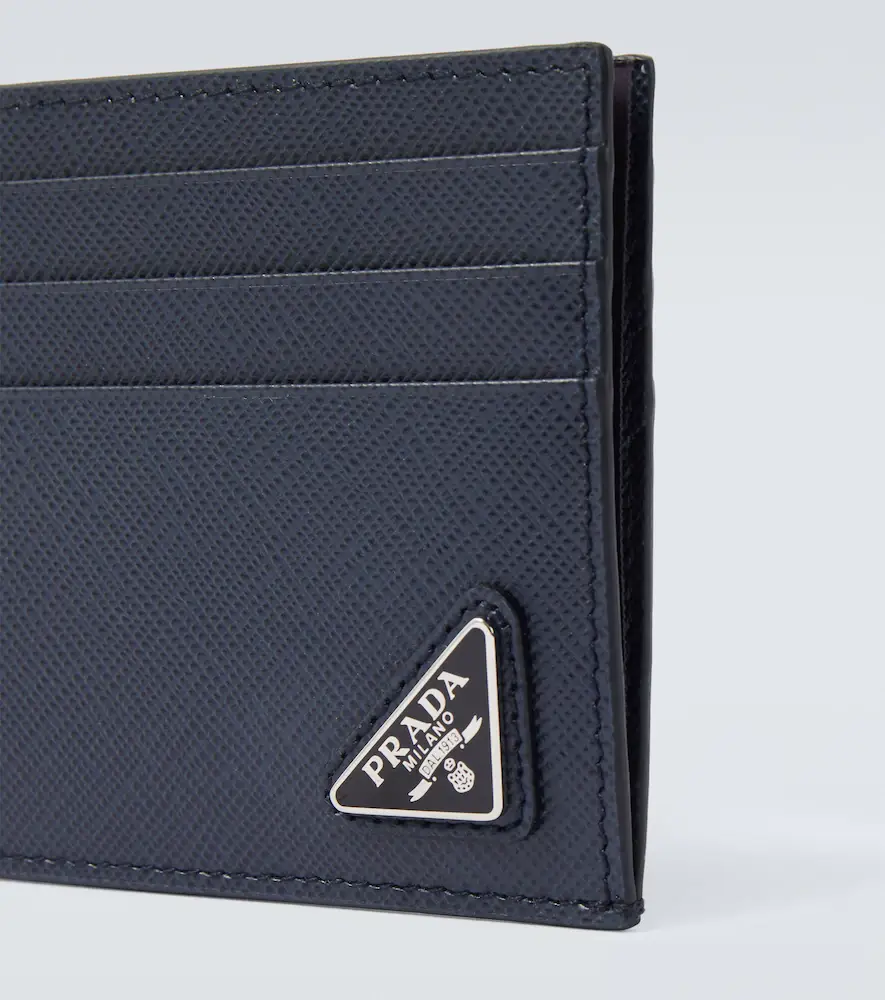 Prada Logo Saffiano leather card holder | Thumbnail 2 Prada Logo Saffiano leather card holder | Thumbnail 2