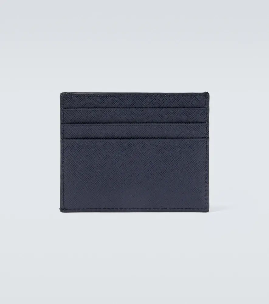 Prada Logo Saffiano leather card holder | Thumbnail 3 Prada Logo Saffiano leather card holder | Thumbnail 3