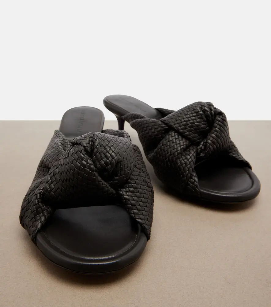 Bottega Veneta Cherry Intreccio leather mules | Thumbnail 3 Bottega Veneta Cherry Intreccio leather mules | Thumbnail 3