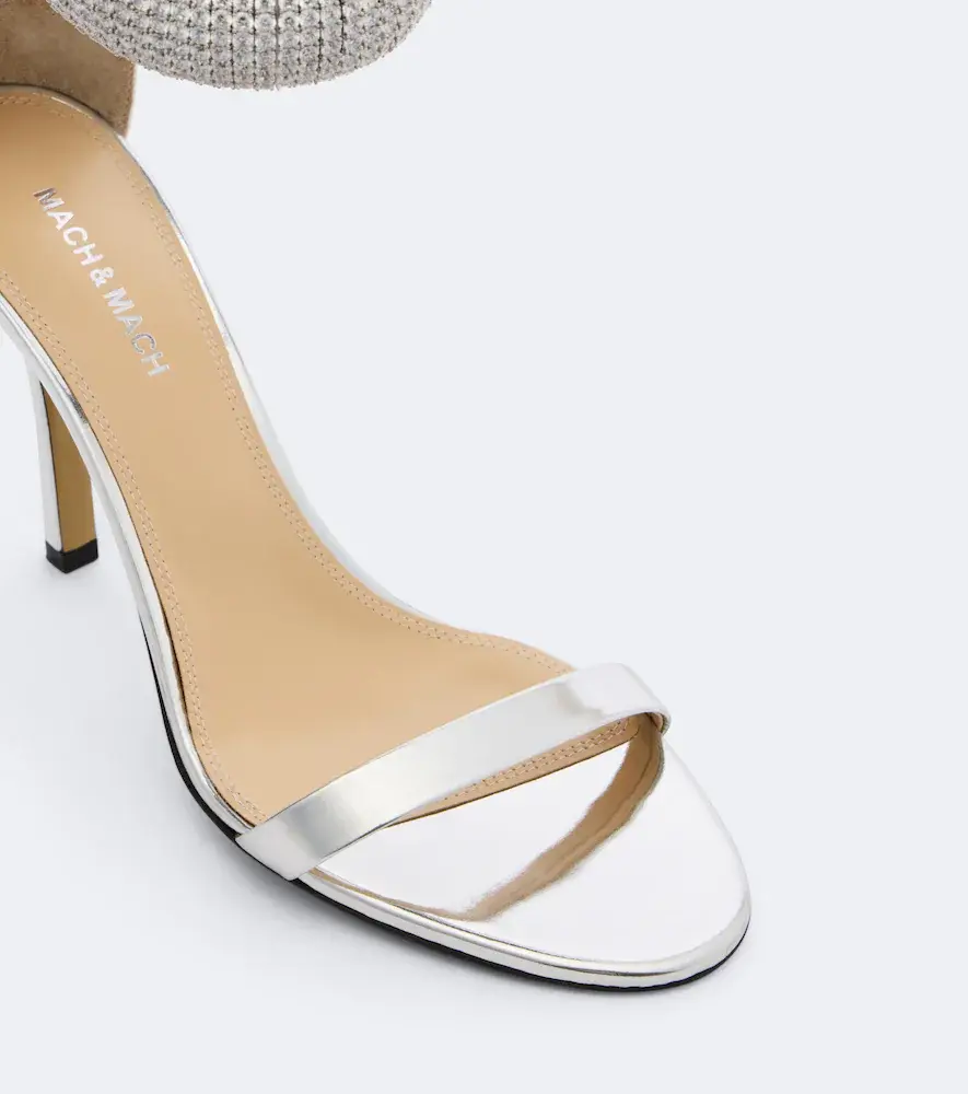 Mach & Mach She's A Lady embellished leather sandals | Thumbnail 4 Mach & Mach She's A Lady embellished leather sandals | Thumbnail 4