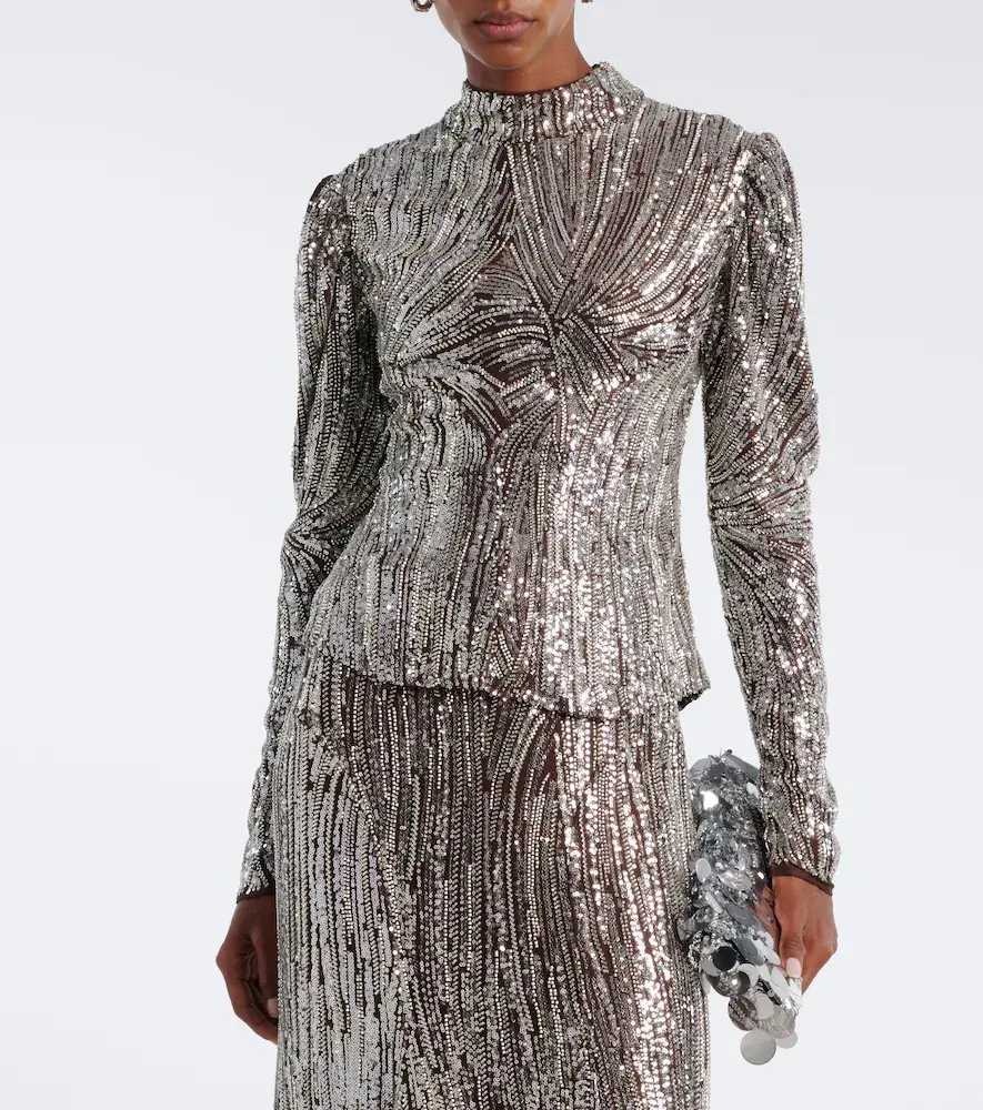 Rabanne Sequined top | Thumbnail 3 Rabanne Sequined top | Thumbnail 3