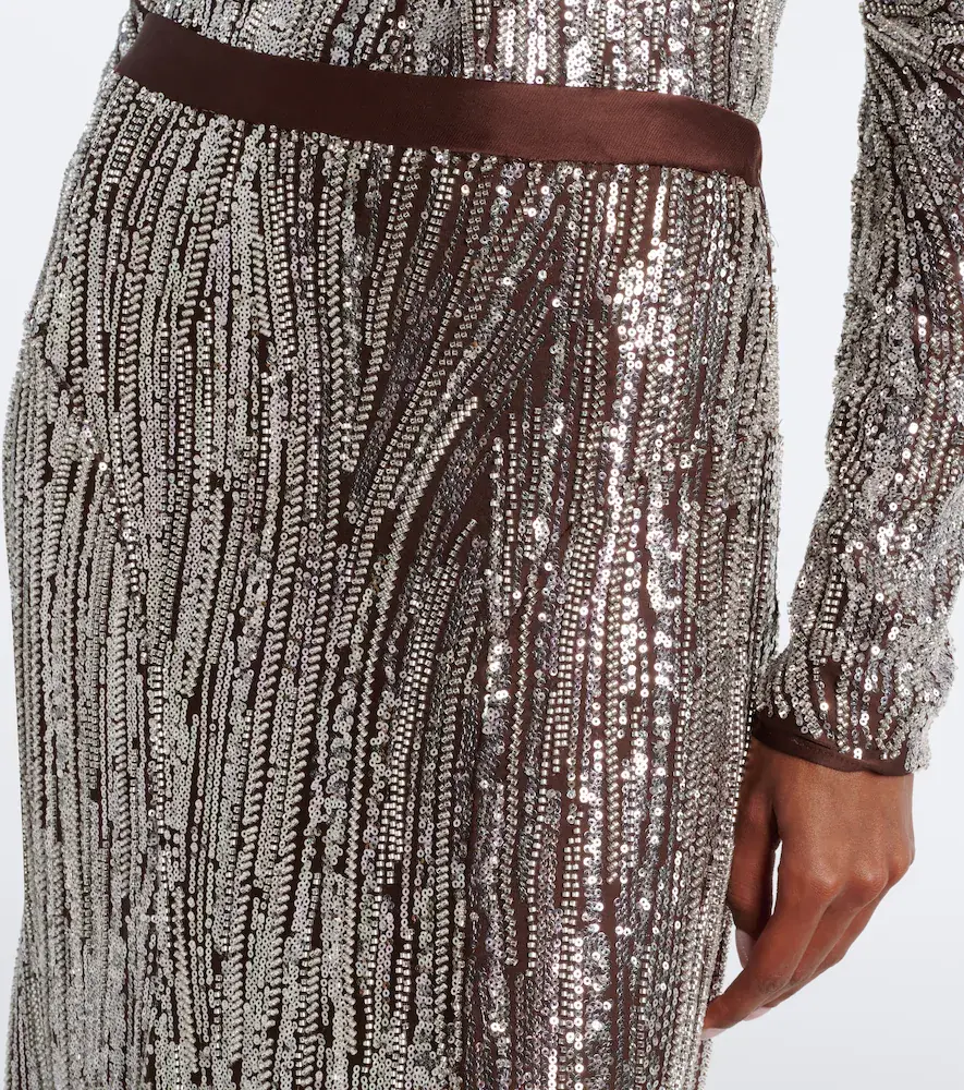 Rabanne Sequined maxi skirt | Thumbnail 3 Rabanne Sequined maxi skirt | Thumbnail 3