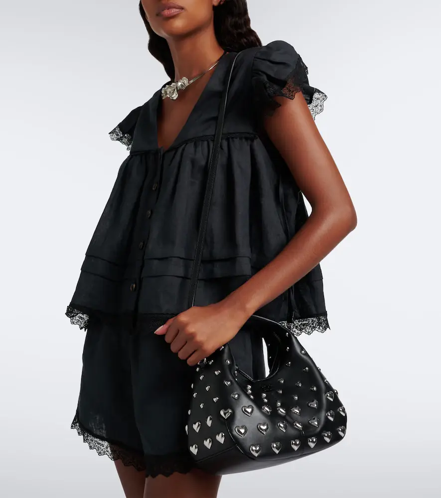 Ganni Mini studded top-handle bag | Thumbnail 6