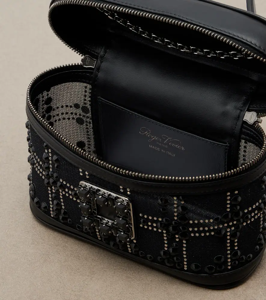 Roger Vivier Très Vivier Micro crystal-embellished vanity bag | Thumbnail 3