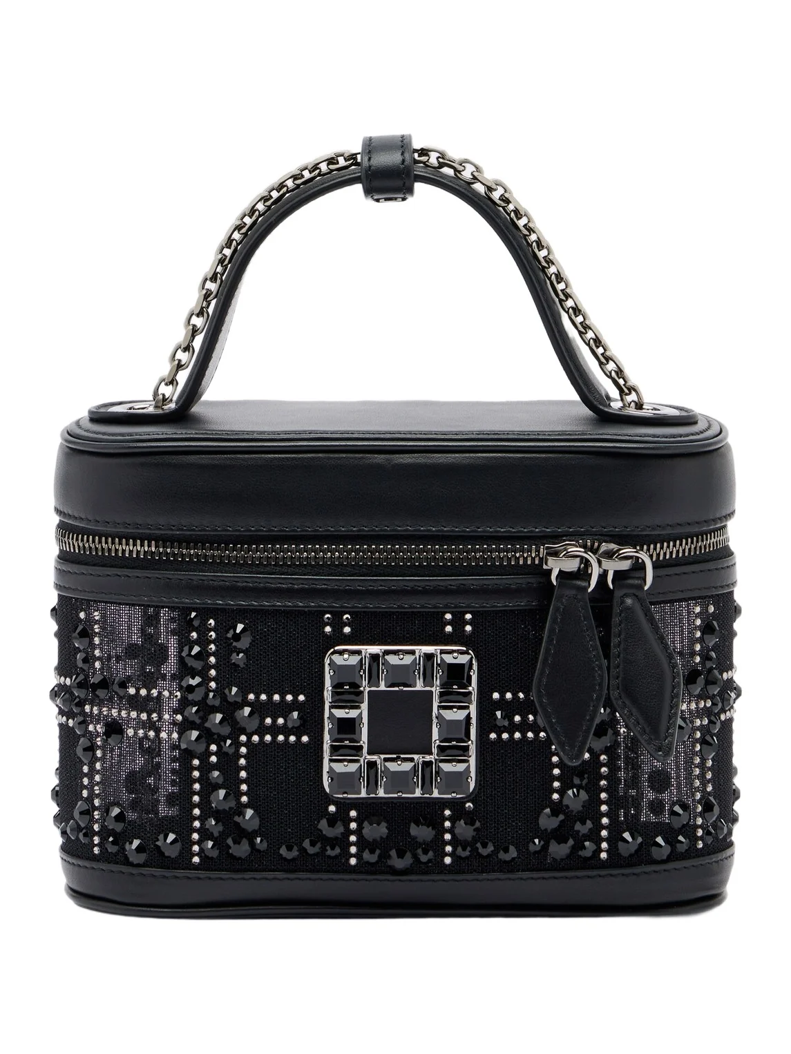 Roger Vivier Très Vivier Micro crystal-embellished vanity bag