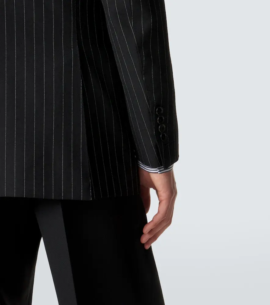 Tom Ford Striped wool twill blazer | Thumbnail 3