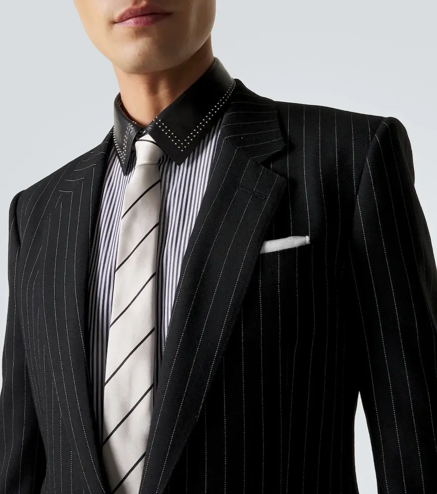 Tom Ford Striped wool twill blazer | Thumbnail 4