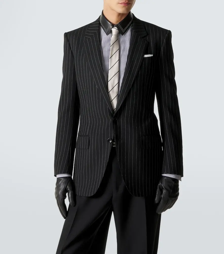 Tom Ford Striped wool twill blazer | Thumbnail 6