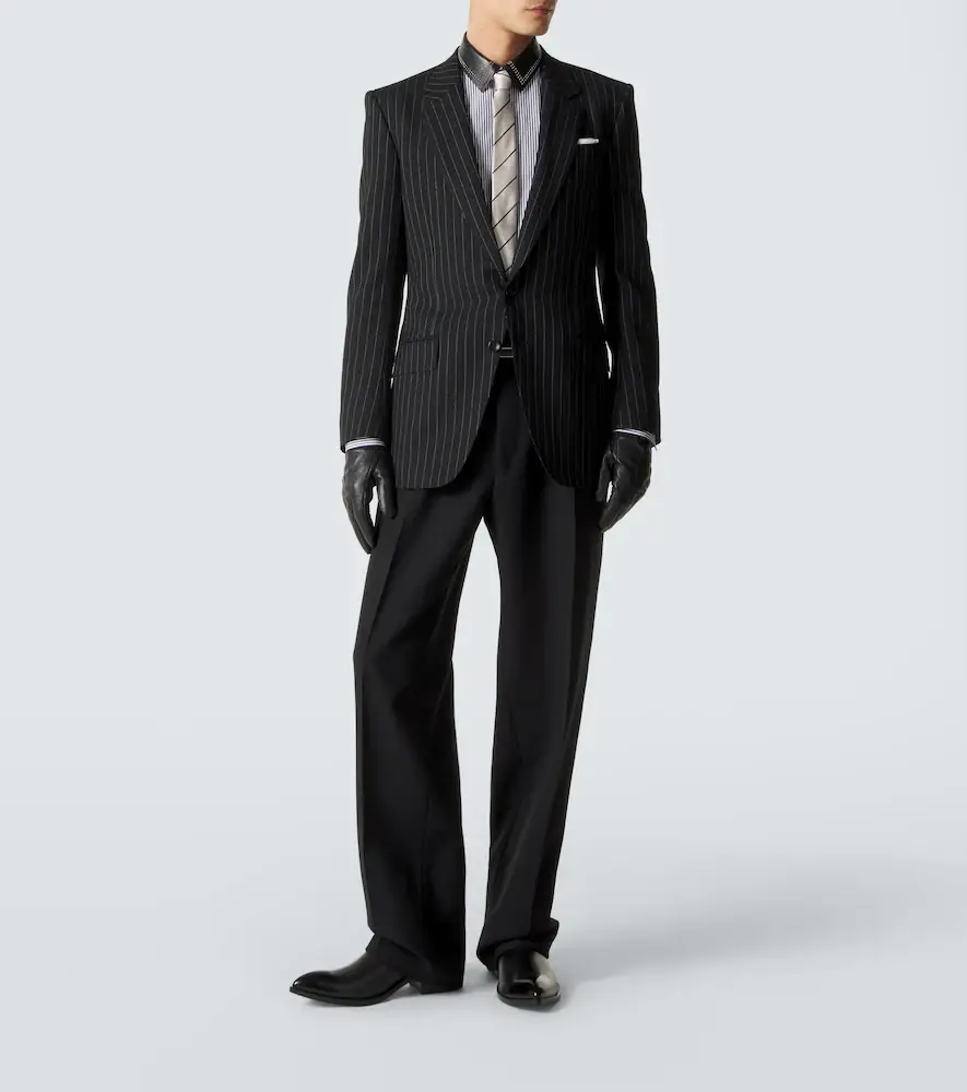 Tom Ford Striped wool twill blazer | Thumbnail 7
