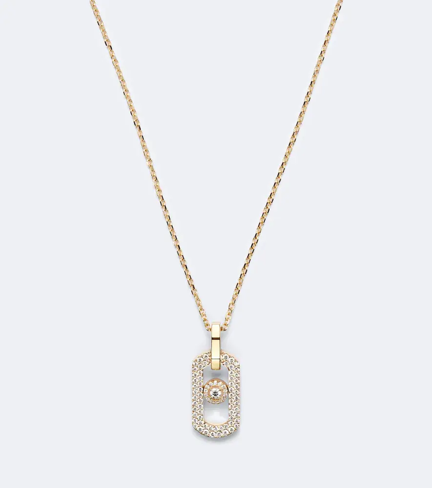 Messika So Move 18kt gold necklace with diamonds | Thumbnail 2 Messika So Move 18kt gold necklace with diamonds | Thumbnail 2