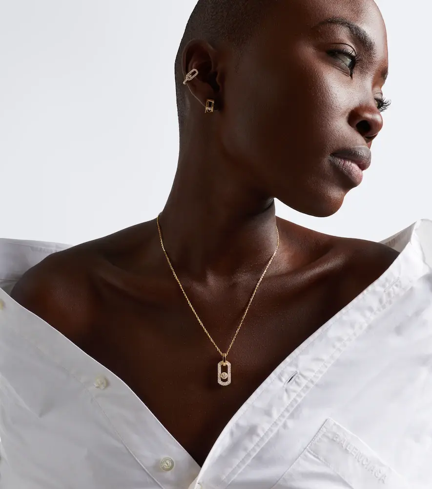 Messika So Move 18kt gold necklace with diamonds | Thumbnail 4 Messika So Move 18kt gold necklace with diamonds | Thumbnail 4