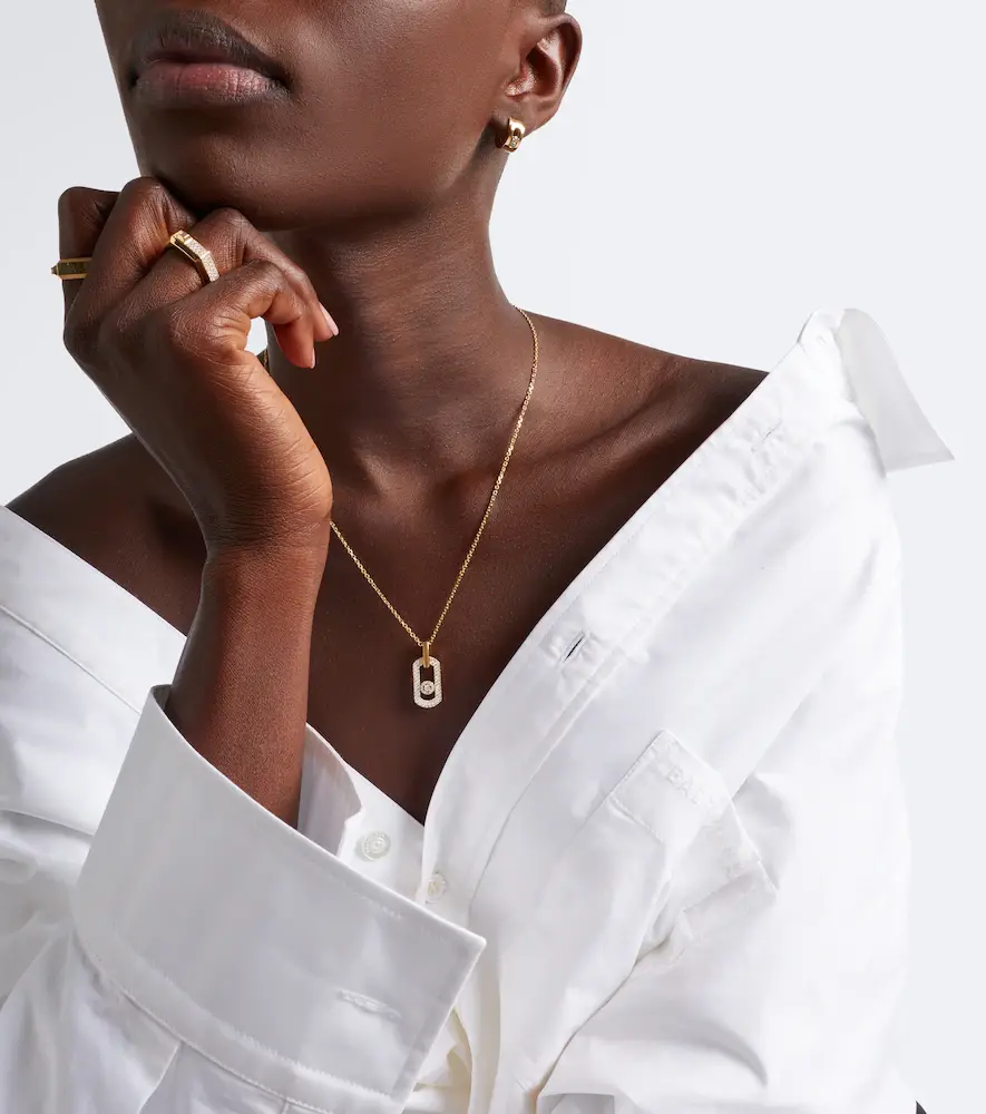 Messika So Move 18kt gold necklace with diamonds | Thumbnail 5 Messika So Move 18kt gold necklace with diamonds | Thumbnail 5