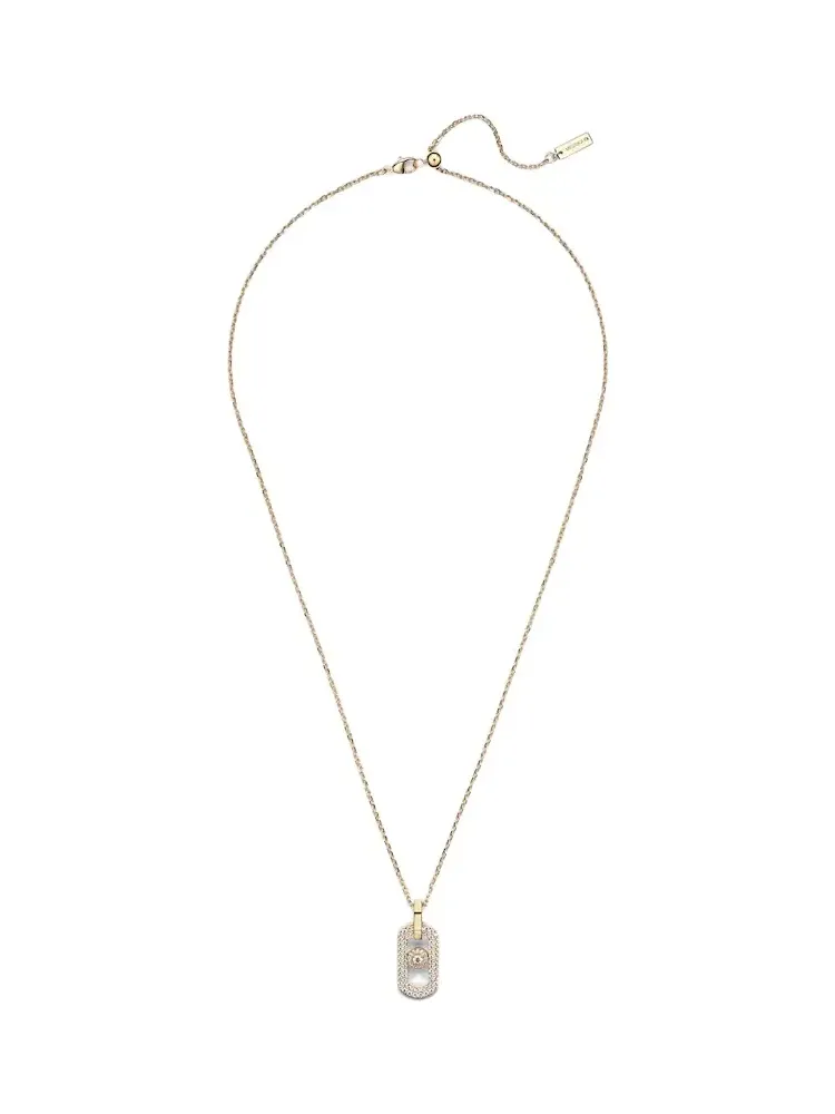 So Move 18kt gold necklace with diamonds So Move 18kt gold necklace with diamonds
