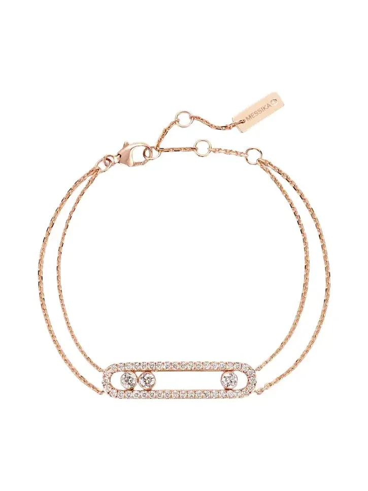 Move Classique 18kt rose gold bracelet with diamonds Move Classique 18kt rose gold bracelet with diamonds