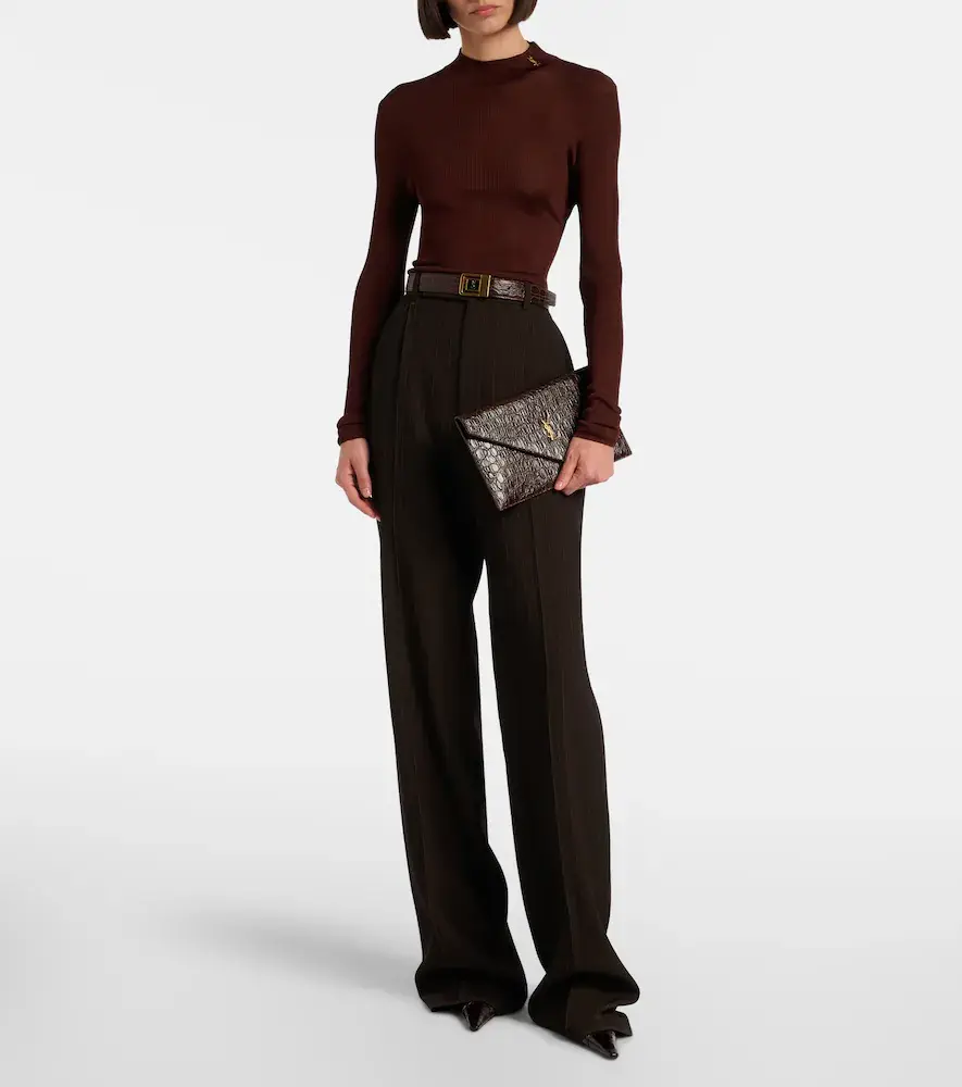 Saint Laurent Paris Cassandre leather clutch | Thumbnail 4 Saint Laurent Paris Cassandre leather clutch | Thumbnail 4