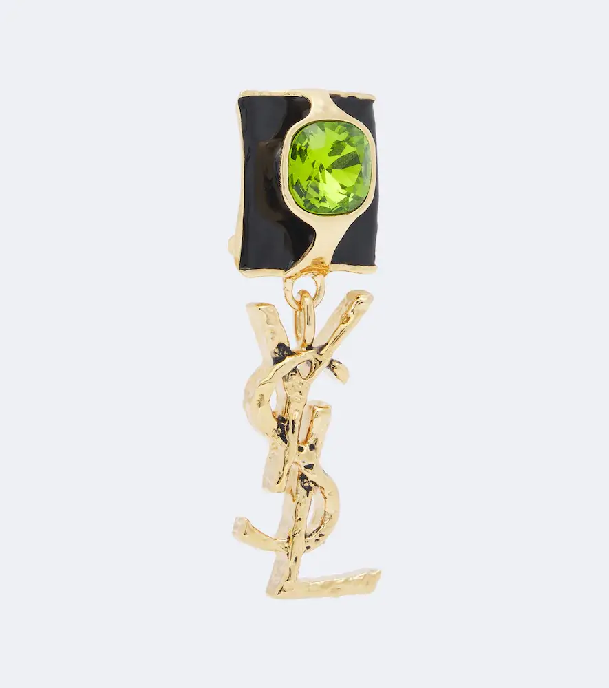Saint Laurent Cassandre clip-on earrings | Thumbnail 3 Saint Laurent Cassandre clip-on earrings | Thumbnail 3