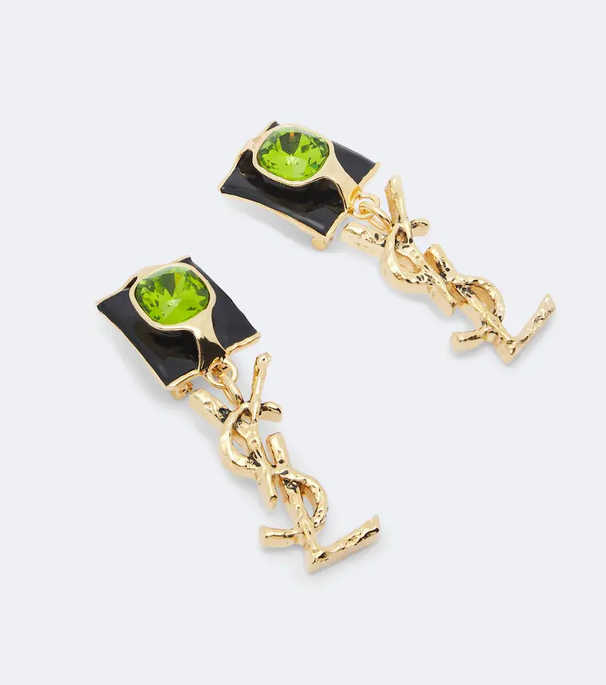 Saint Laurent Cassandre clip-on earrings | Thumbnail 4 Saint Laurent Cassandre clip-on earrings | Thumbnail 4