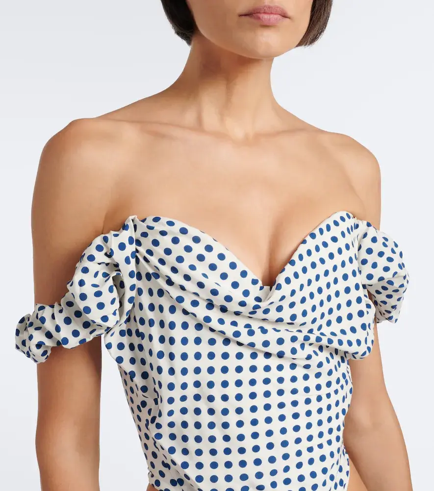 Vivienne Westwood Sunday polka-dot bustier top | Thumbnail 2