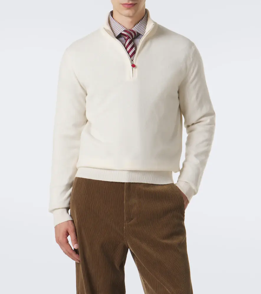 Kiton Cashmere half-zip sweater | Thumbnail 2 Kiton Cashmere half-zip sweater | Thumbnail 2