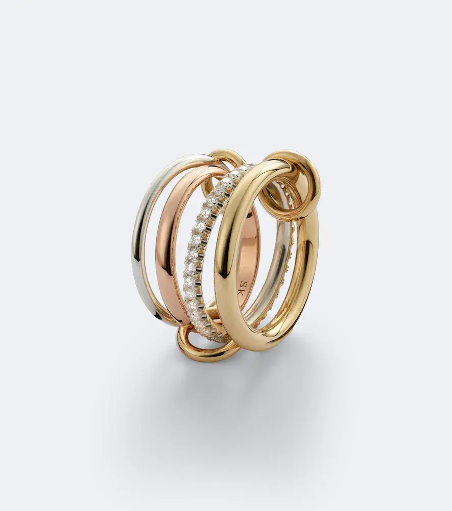 Spinelli Kilcollin Cancer sterling silver and 18kt gold ring with diamonds | Thumbnail 2 Spinelli Kilcollin Cancer sterling silver and 18kt gold ring with diamonds | Thumbnail 2
