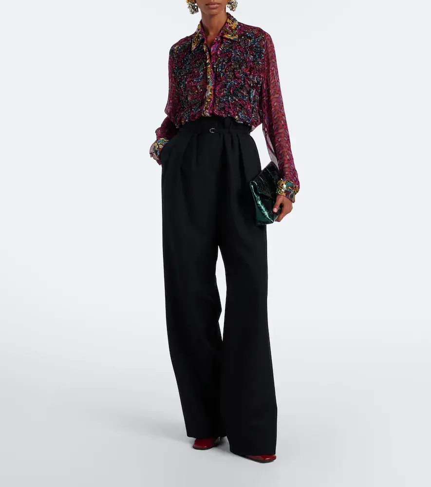 Dries Van Noten Embellished embroidered shirt | Thumbnail 2 Dries Van Noten Embellished embroidered shirt | Thumbnail 2