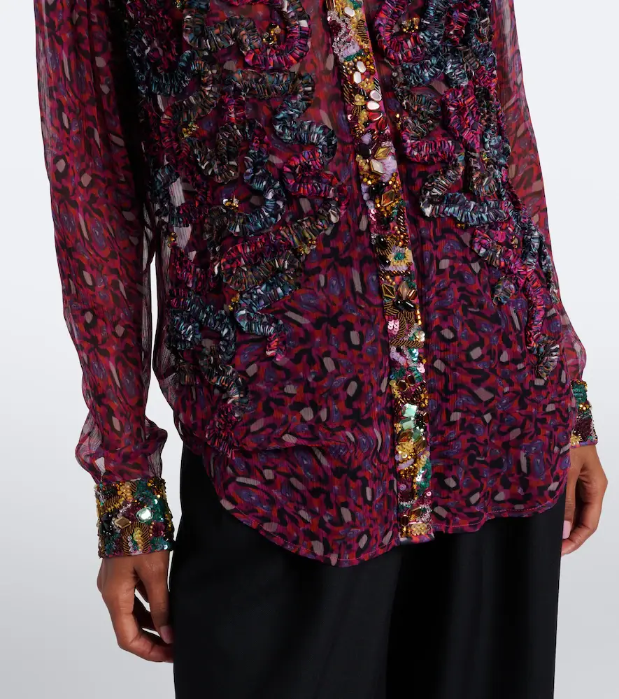 Dries Van Noten Embellished embroidered shirt | Thumbnail 5 Dries Van Noten Embellished embroidered shirt | Thumbnail 5