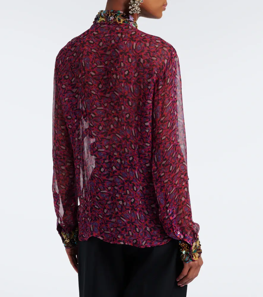 Dries Van Noten Embellished embroidered shirt | Thumbnail 6 Dries Van Noten Embellished embroidered shirt | Thumbnail 6