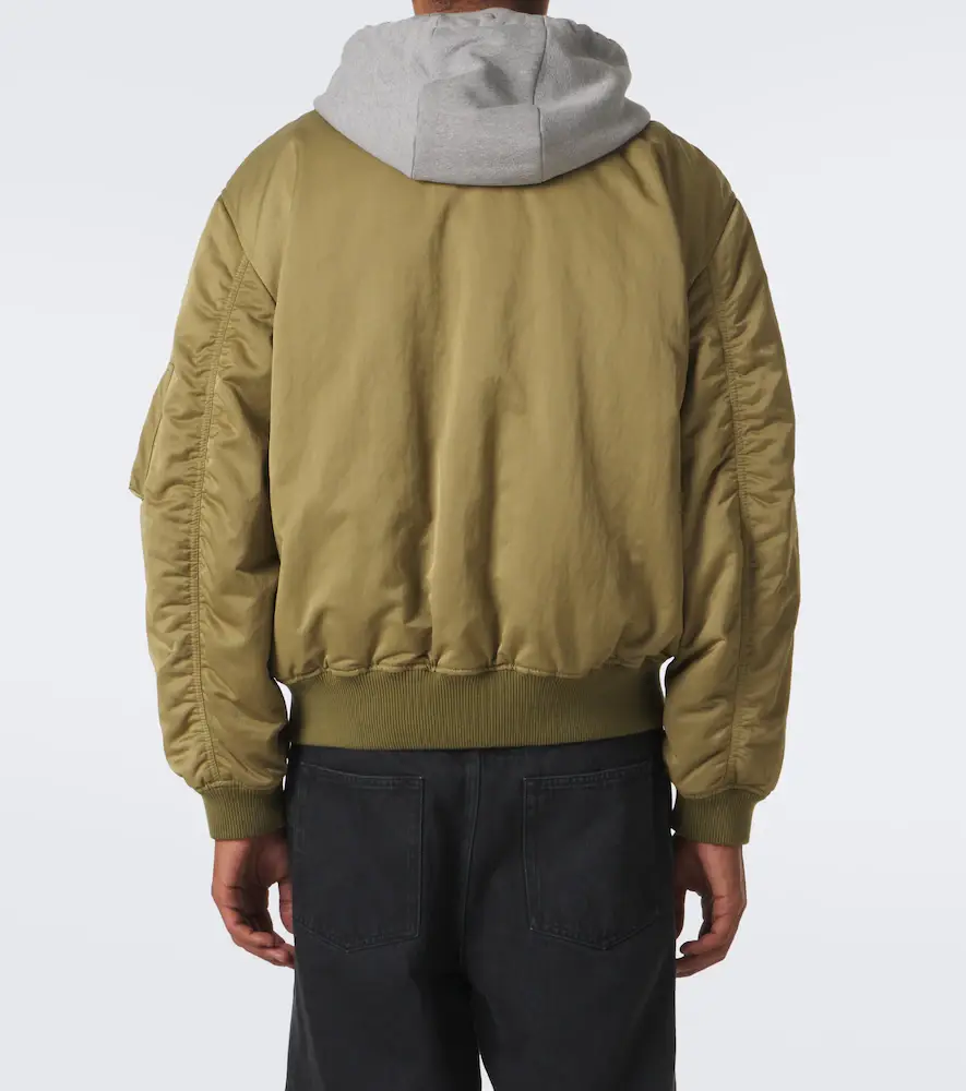 Loewe Fleece-trimmed technical bomber jacket | Thumbnail 2 Loewe Fleece-trimmed technical bomber jacket | Thumbnail 2