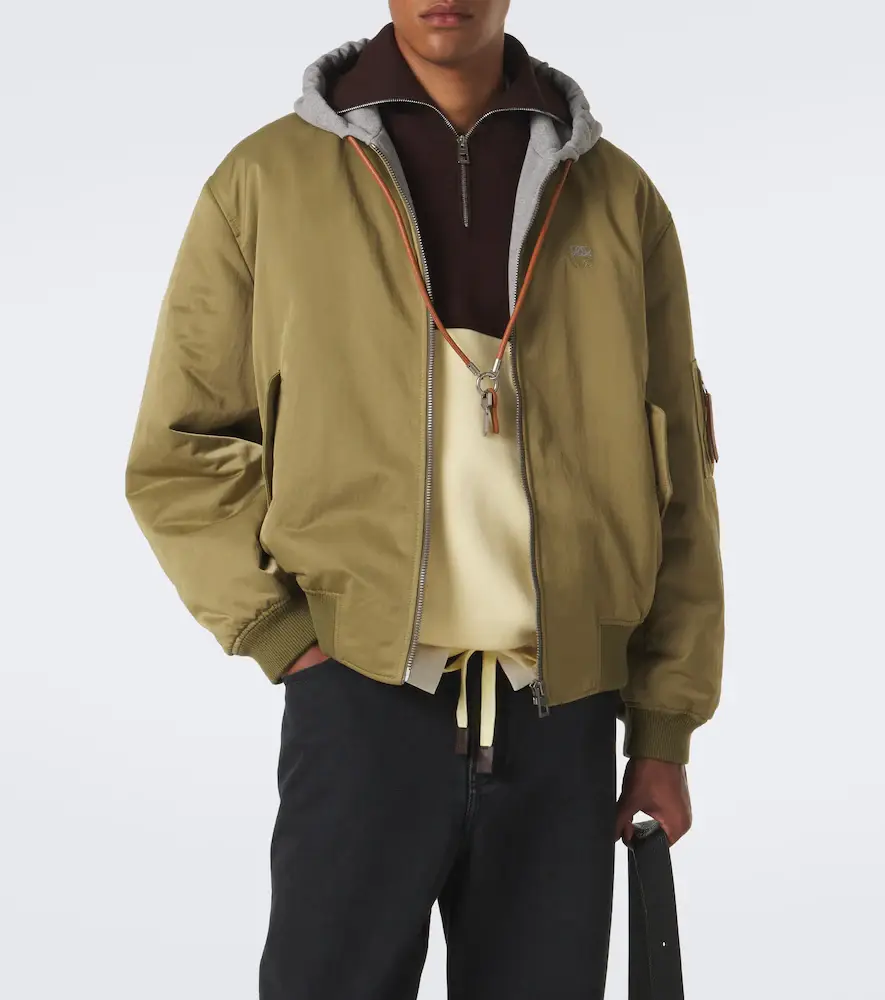 Loewe Fleece-trimmed technical bomber jacket | Thumbnail 5 Loewe Fleece-trimmed technical bomber jacket | Thumbnail 5