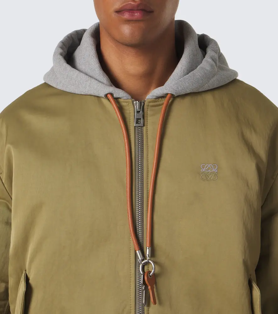 Loewe Fleece-trimmed technical bomber jacket | Thumbnail 7 Loewe Fleece-trimmed technical bomber jacket | Thumbnail 7