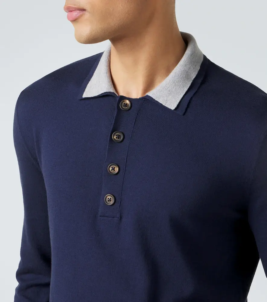 ELEVENTY Cotton and cashmere polo sweater | Thumbnail 2 ELEVENTY Cotton and cashmere polo sweater | Thumbnail 2