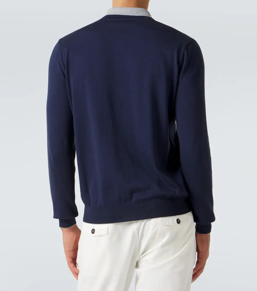 ELEVENTY Cotton and cashmere polo sweater | Thumbnail 4 ELEVENTY Cotton and cashmere polo sweater | Thumbnail 4