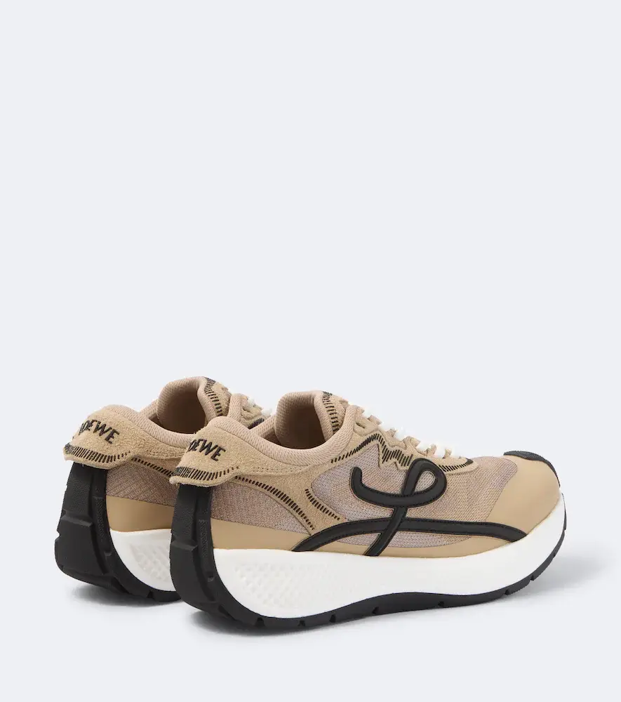 Loewe Pogo suede-trimmed sneakers | Thumbnail 4 Loewe Pogo suede-trimmed sneakers | Thumbnail 4