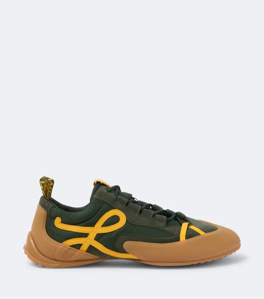 Loewe Grip suede-trimmed sneakers | Thumbnail 2 Loewe Grip suede-trimmed sneakers | Thumbnail 2