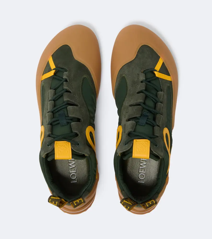 Loewe Grip suede-trimmed sneakers | Thumbnail 3 Loewe Grip suede-trimmed sneakers | Thumbnail 3