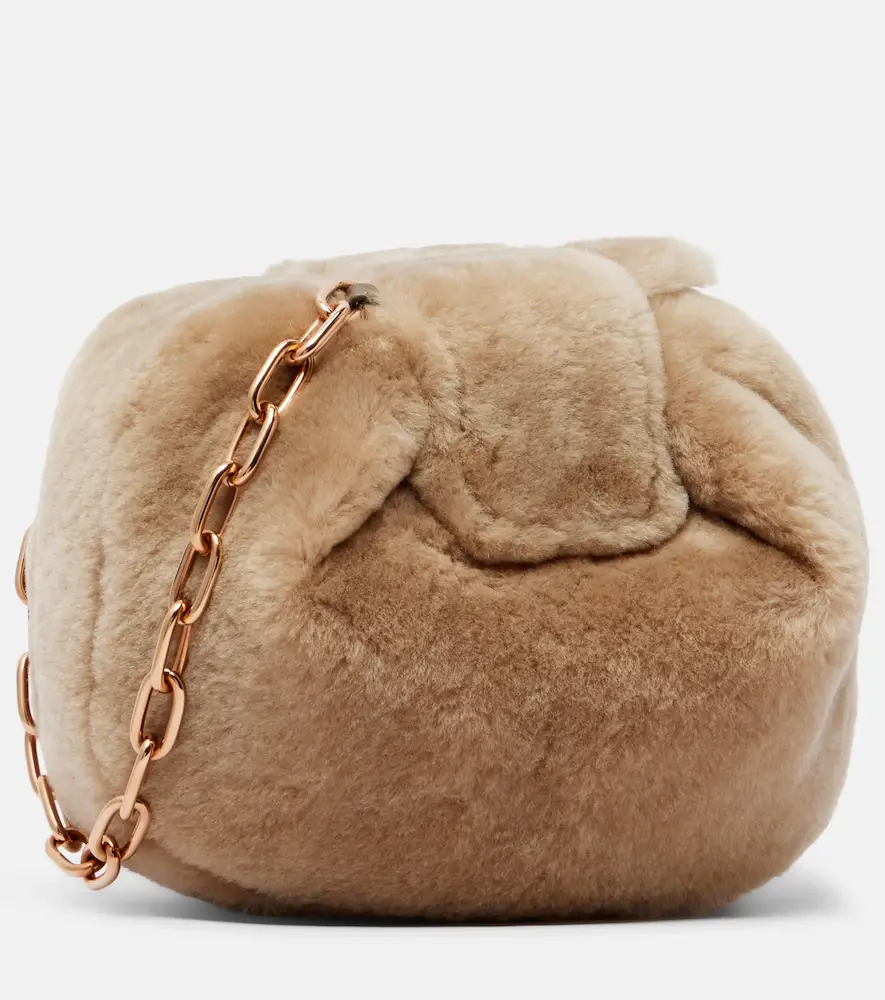 Gabriela Hearst Demi Small shearling clutch | Thumbnail 2 Gabriela Hearst Demi Small shearling clutch | Thumbnail 2