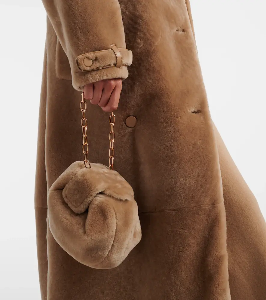 Gabriela Hearst Demi Small shearling clutch | Thumbnail 5 Gabriela Hearst Demi Small shearling clutch | Thumbnail 5