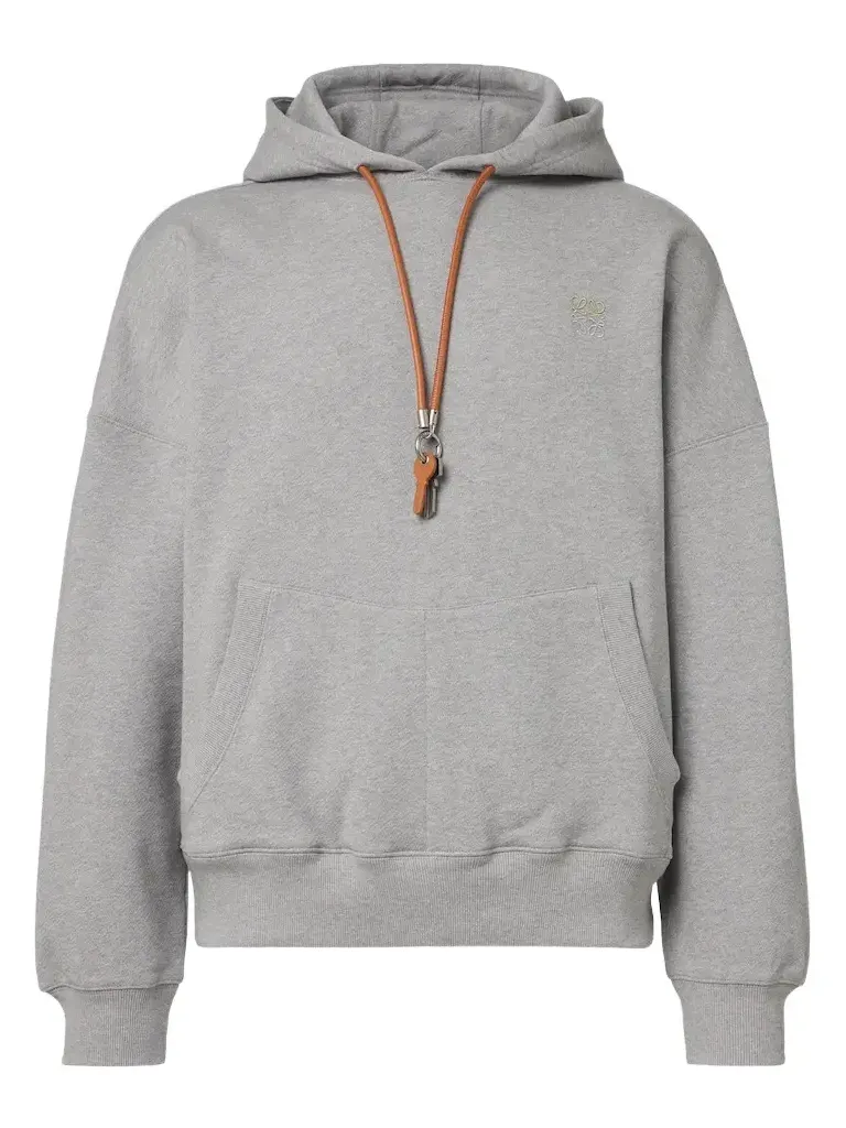 Loewe Anagram cotton fleece hoodie