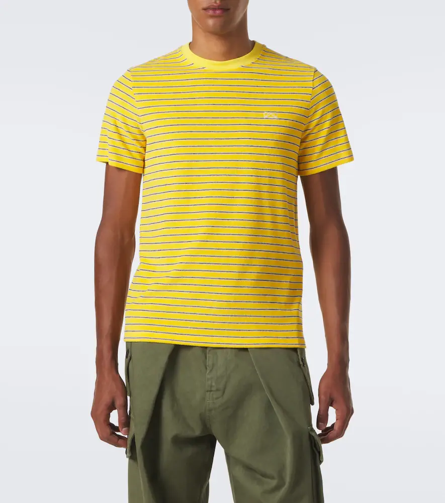 Loewe Striped cotton-blend terry T-shirt | Thumbnail 4