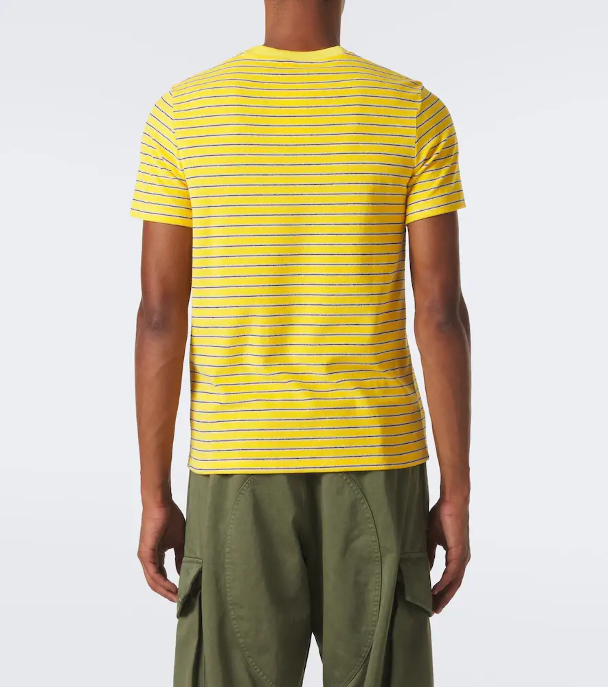 Loewe Striped cotton-blend terry T-shirt | Thumbnail 5