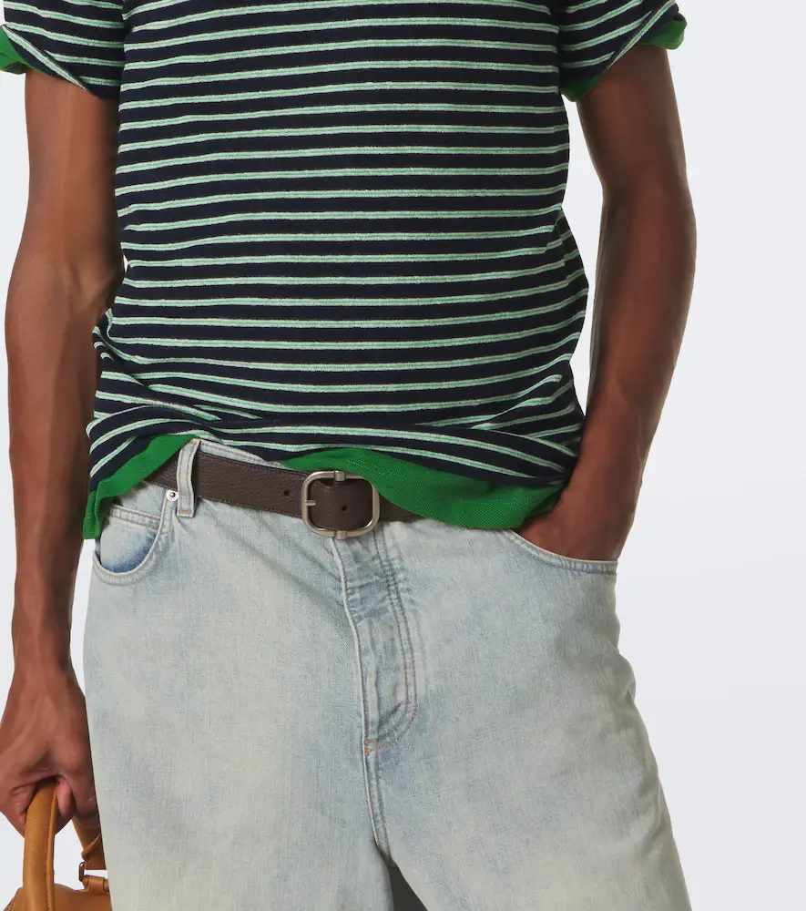Loewe Striped cotton-blend terry T-shirt | Thumbnail 5 Loewe Striped cotton-blend terry T-shirt | Thumbnail 5
