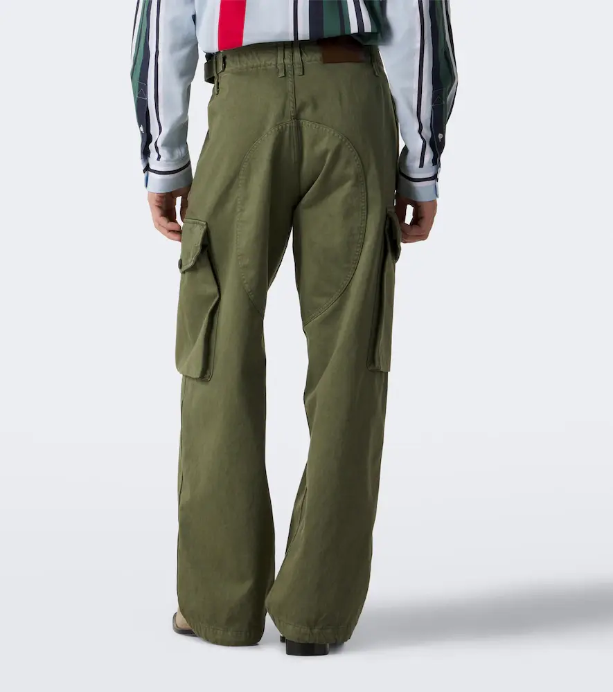 Loewe Cotton satin cargo pants | Thumbnail 2 Loewe Cotton satin cargo pants | Thumbnail 2