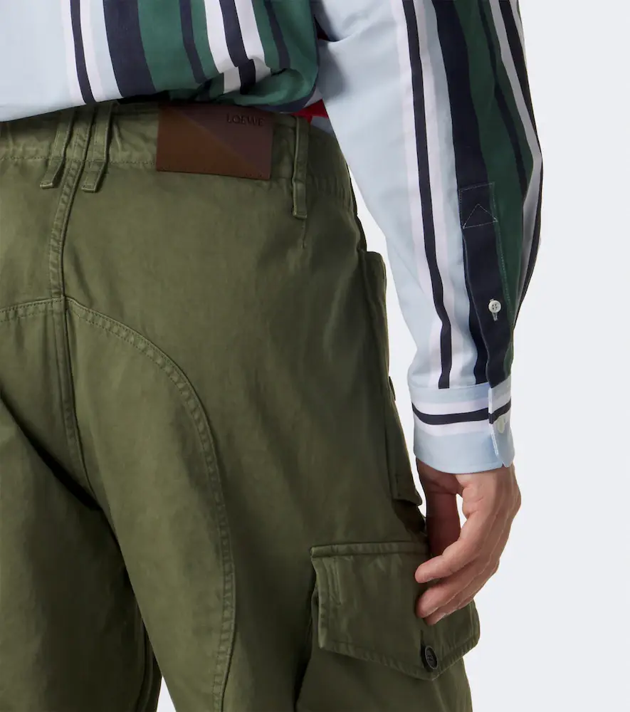 Loewe Cotton satin cargo pants | Thumbnail 4 Loewe Cotton satin cargo pants | Thumbnail 4