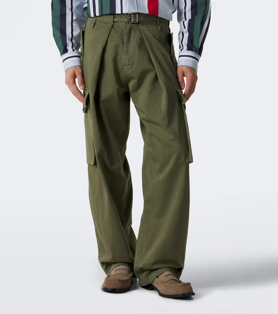 Loewe Cotton satin cargo pants | Thumbnail 5 Loewe Cotton satin cargo pants | Thumbnail 5