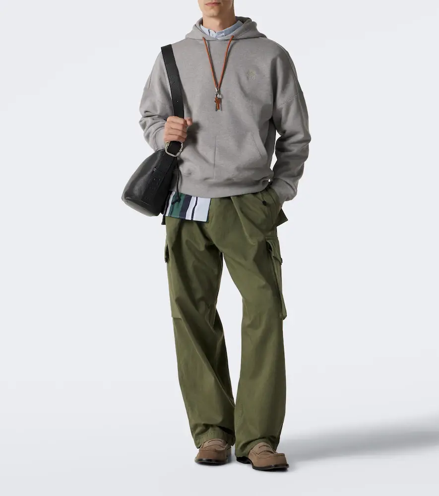 Loewe Cotton satin cargo pants | Thumbnail 6 Loewe Cotton satin cargo pants | Thumbnail 6
