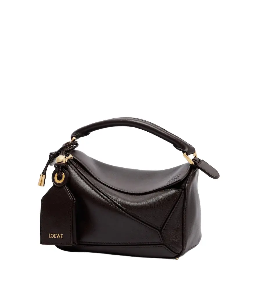 Loewe Featherlight Puzzle Small leather top-handle bag