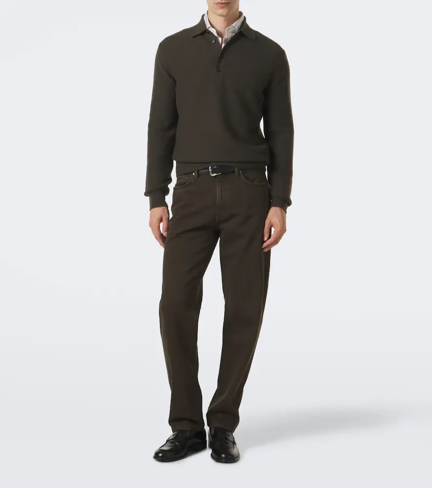 Zegna Cashmere polo sweater | Thumbnail 3