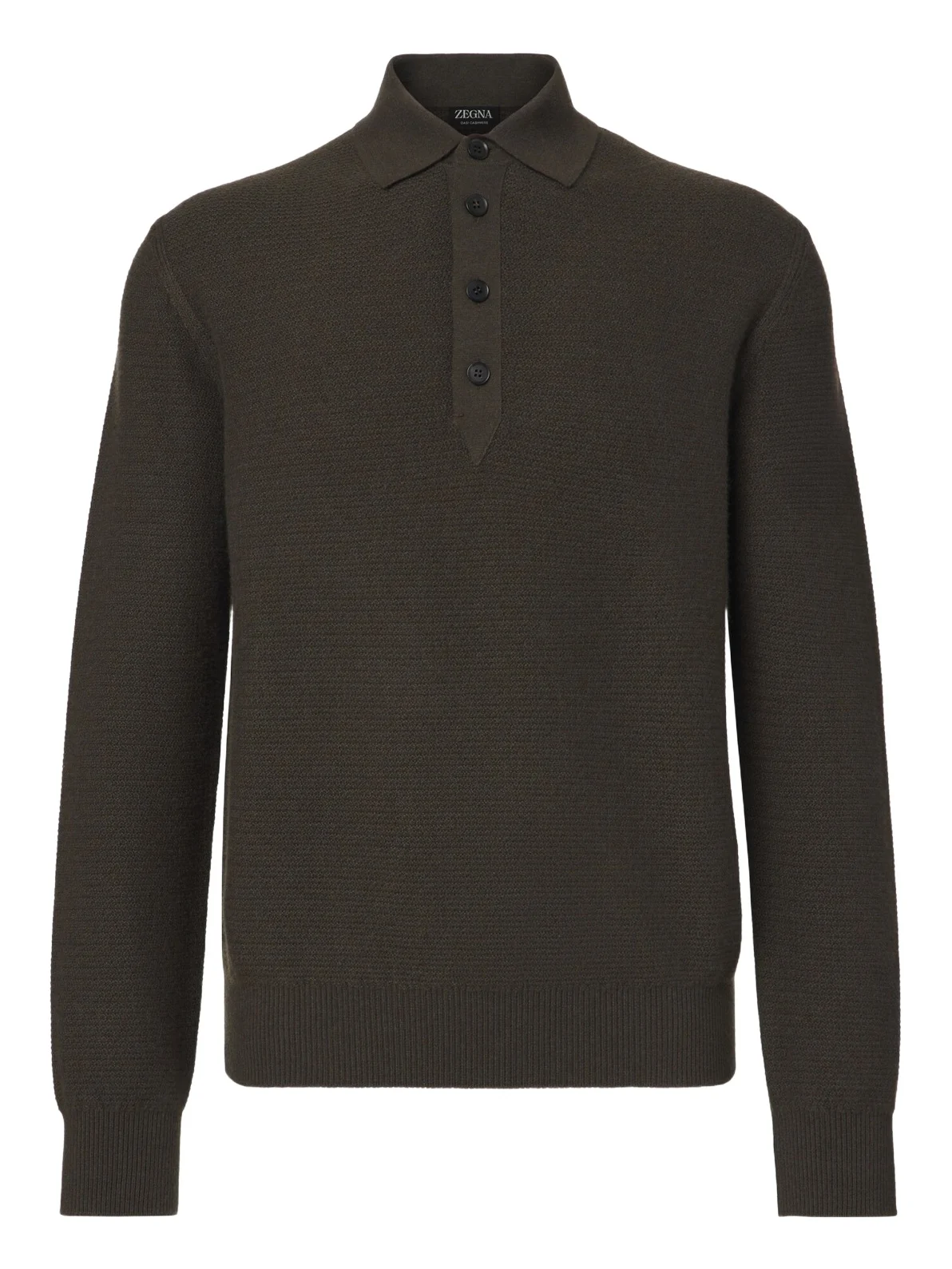 Zegna Cashmere polo sweater