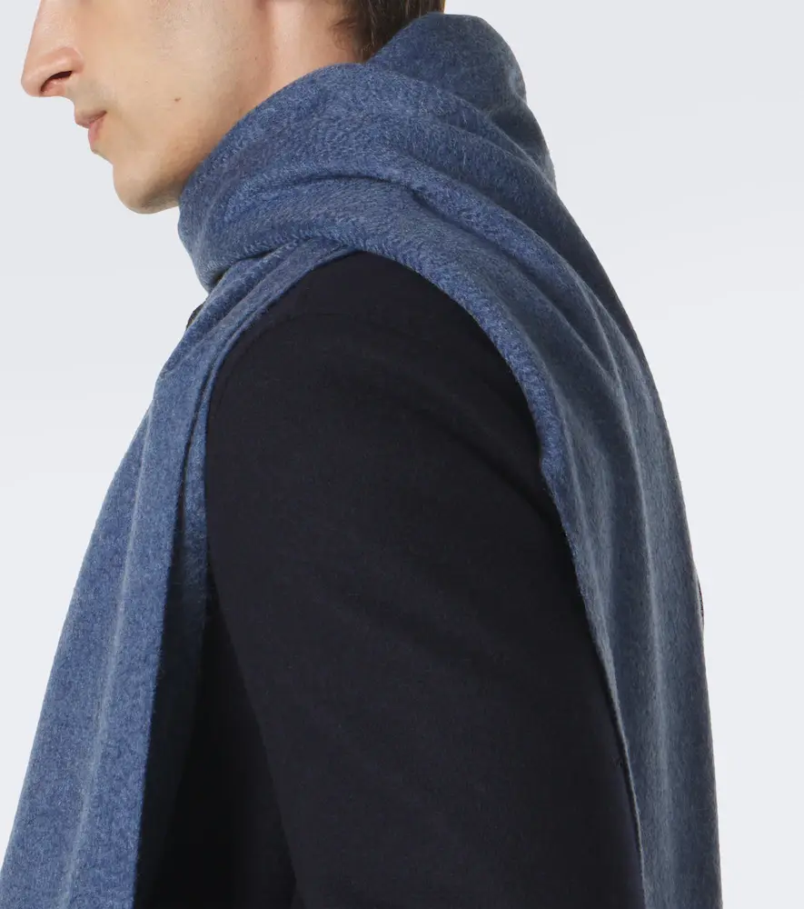 Zegna Fringed cashmere scarf | Thumbnail 2 Zegna Fringed cashmere scarf | Thumbnail 2