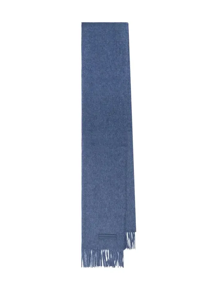 Fringed cashmere scarf Fringed cashmere scarf
